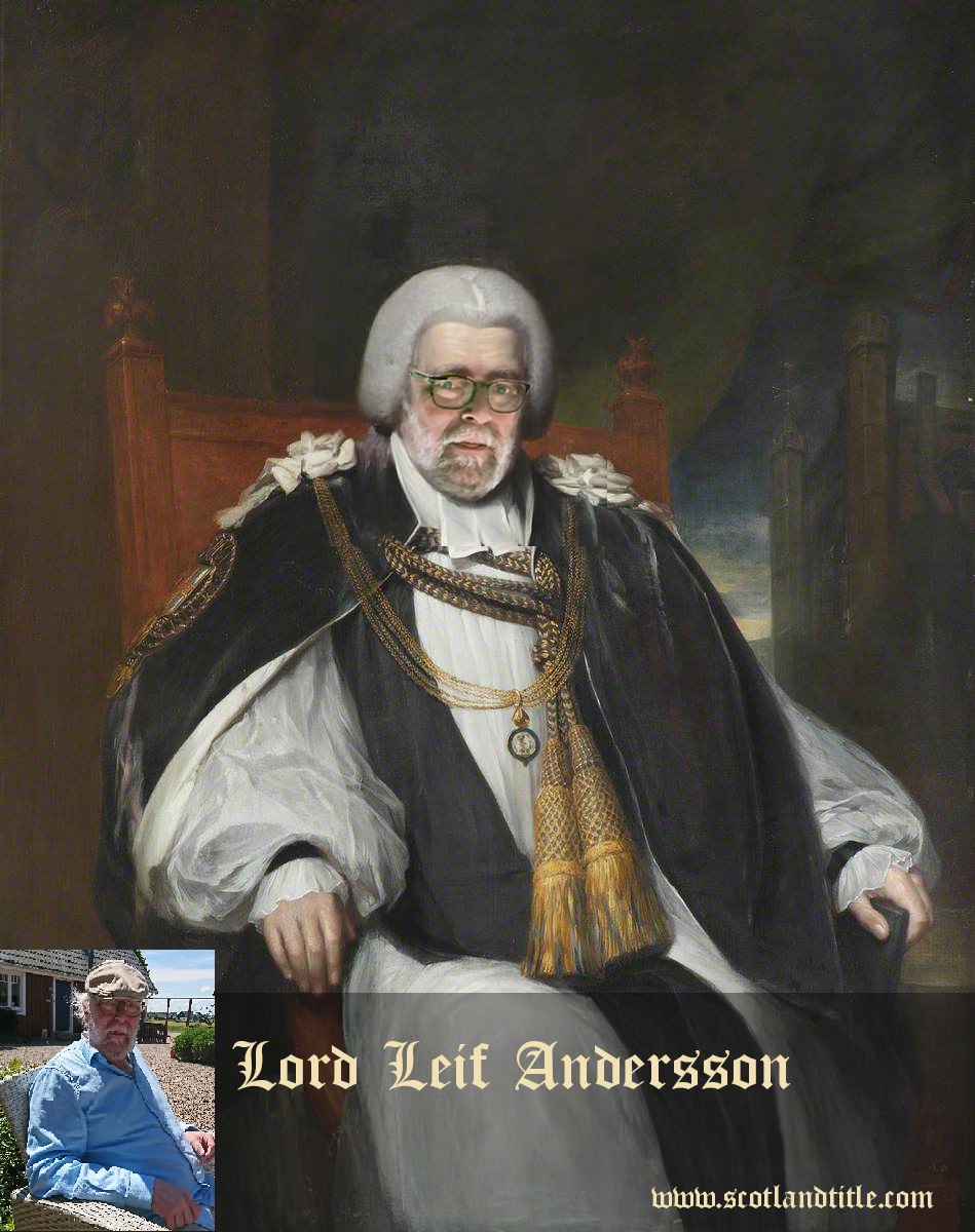 Lord Leif Andersson - Scotlandtitle